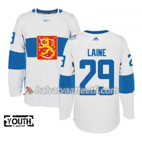Suomi Pelipaita Patrik Laine 29 Jääkiekon maailmancupin 2016 Lasten Valkoinen Premier Paita